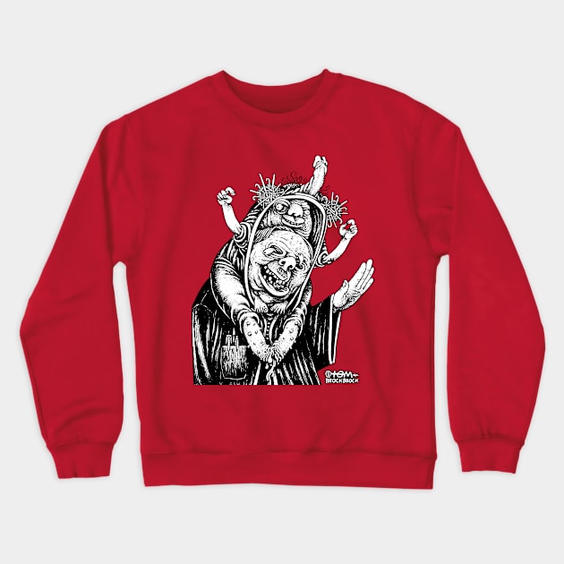 Edge Lord Hamster Porn/Circus Crewneck Sweatshirt by tom af brockbrock